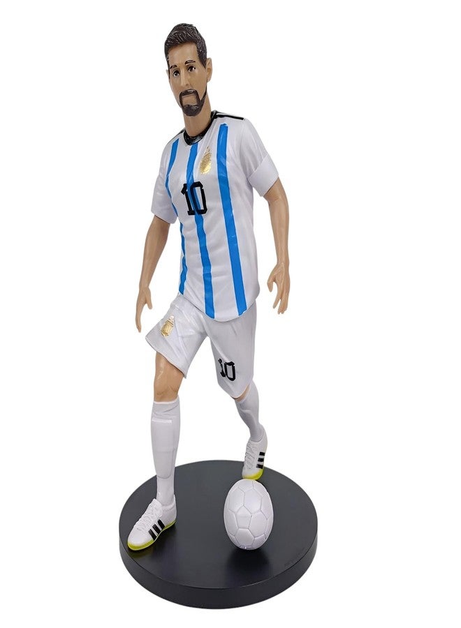 RVM Toys مجسم ميسي من آر في إم تويز، بطول 20 سم، قطعة رياضية لهواة كرة القدم، تمثال صغير متعدد الألوان، مناسب للمكتب أو طاولة الدراسة. - Image 1